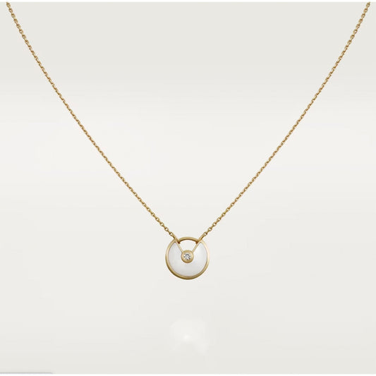 [Royal Jewelry]AMULETTE ROSE GOLD MOP NECKLACE