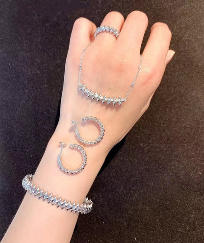 [Royal Jewelry]CLASH SILVER BRACELET