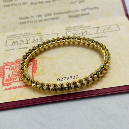 [Royal Jewelry]CLASH GOLD BRACELET