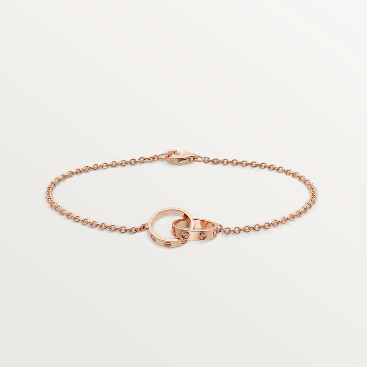 [Royal Jewelry]LOVE BRACELET DOUBLE RING