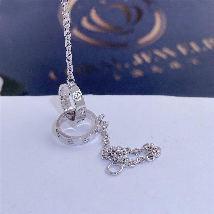 [Royal Jewelry]LOVE BRACELET DOUBLE RING