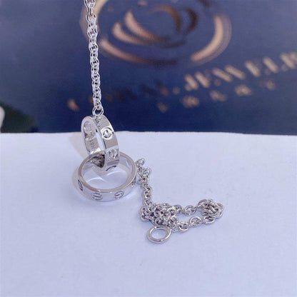 [Royal Jewelry]LOVE BRACELET DOUBLE RING