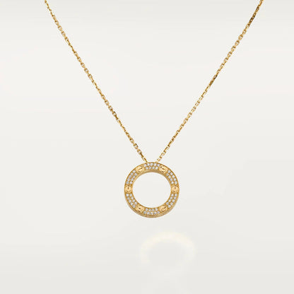 [Royal Jewelry]LOVE NECKLACE ADJUSTABLE ROSE GOLD