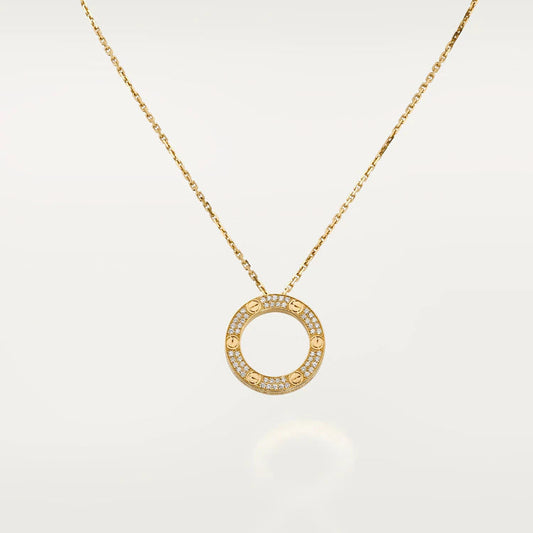 [Royal Jewelry]LOVE NECKLACE ADJUSTABLE ROSE GOLD