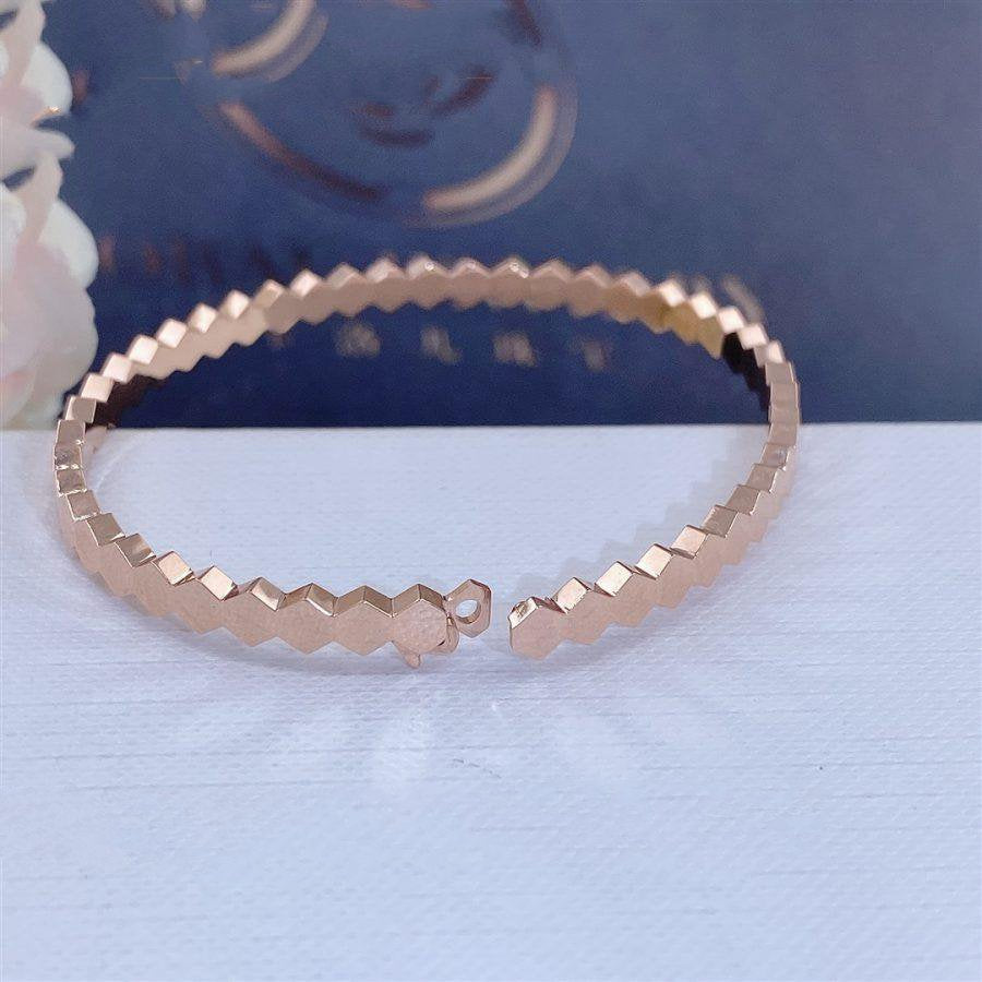 [Royal Jewelry]BEE LOVE PINK GOLD BRACELET