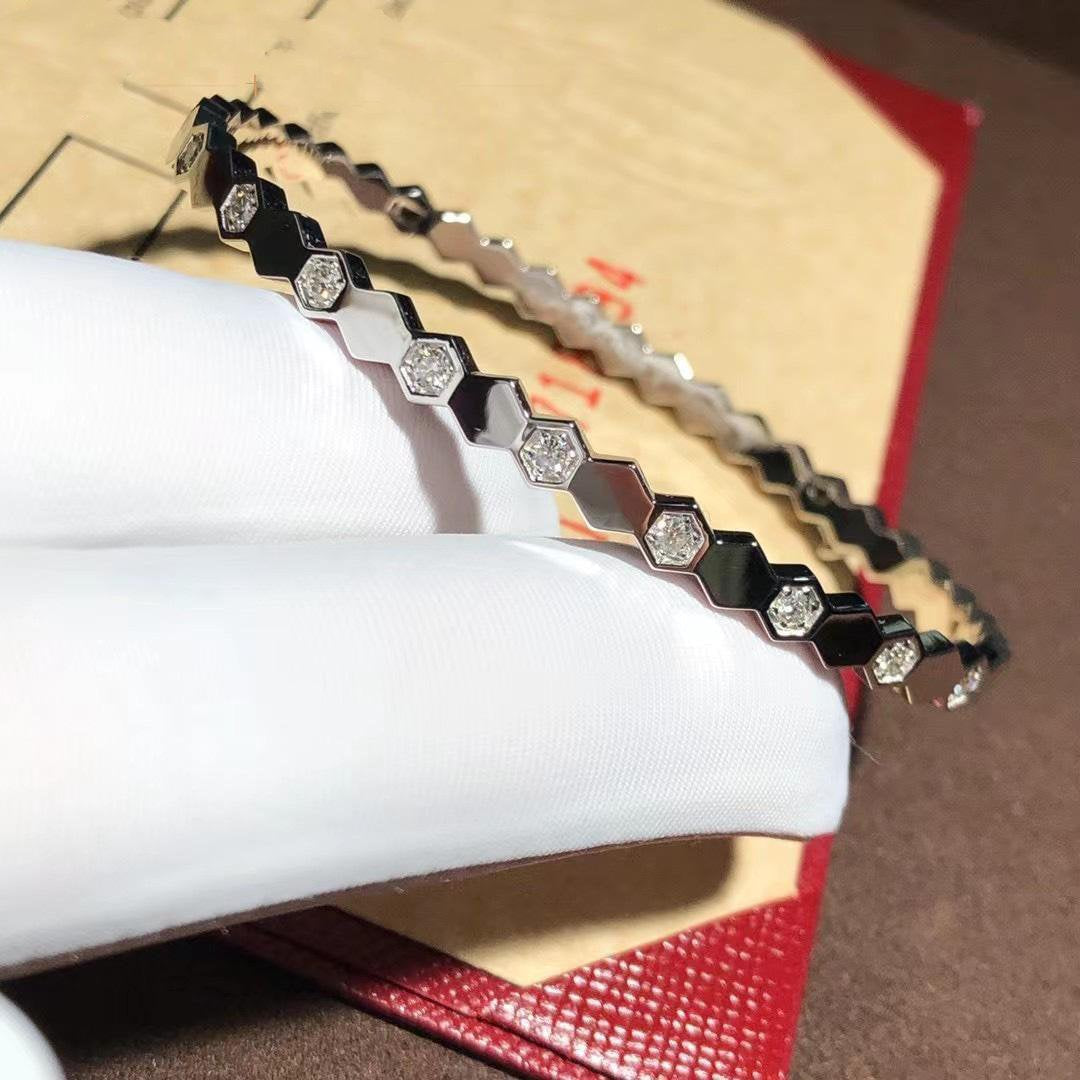 [Royal Jewelry]BEE LOVE SILVER DIAMOND BRACELET