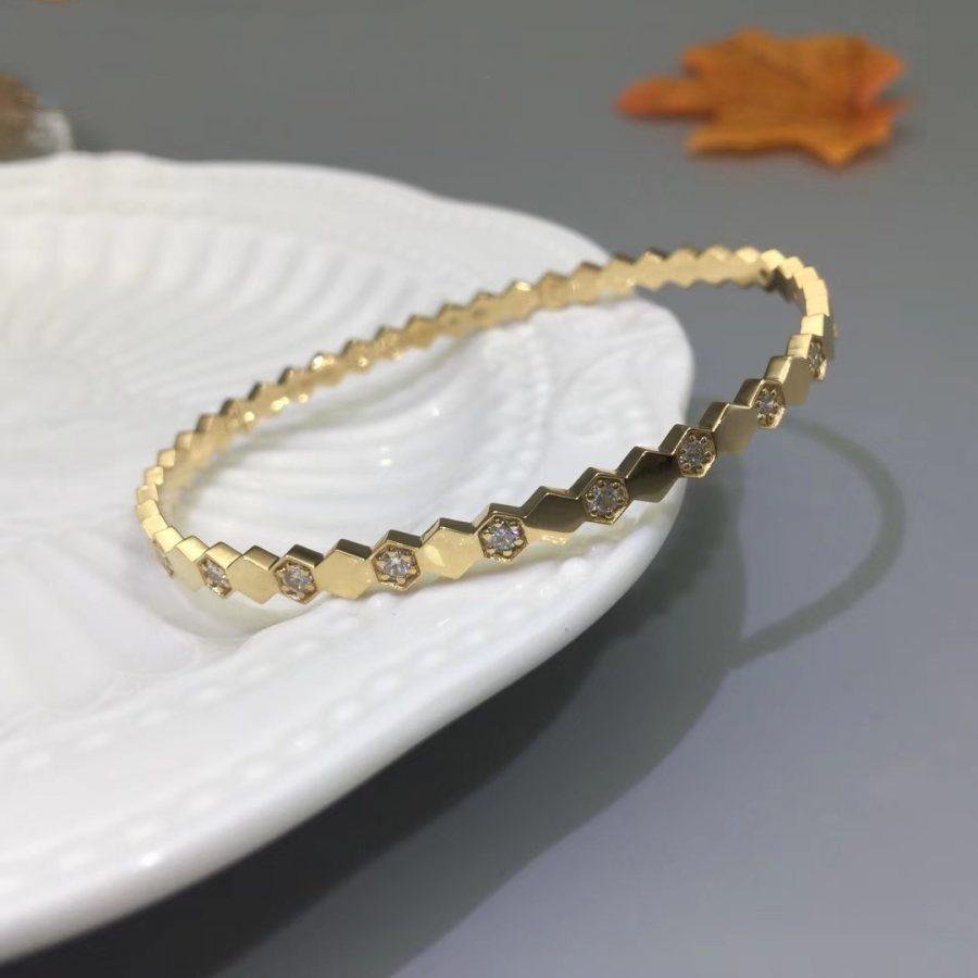 [Royal Jewelry]BEE LOVE GOLD DIAMOND BRACELET