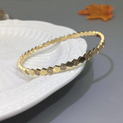 [Royal Jewelry]BEE LOVE GOLD DIAMOND BRACELET