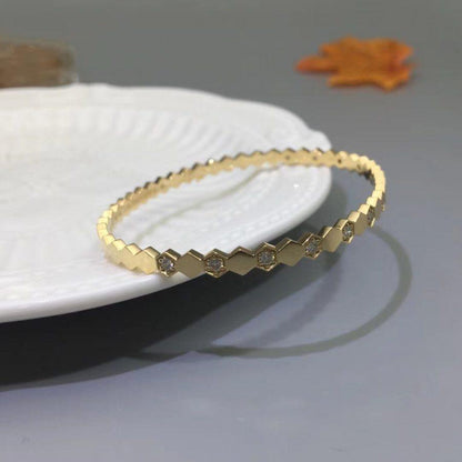 [Royal Jewelry]BEE LOVE GOLD DIAMOND BRACELET