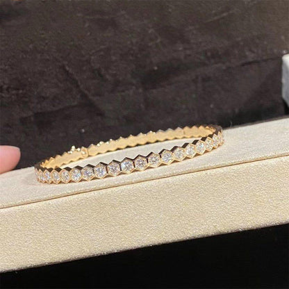 [Royal Jewelry]BEE LOVE GOLD BRACELET FULL DIAMOND