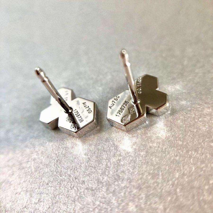 [Royal Jewelry]BEE LOVE SILVER DIAMOND EARRINGS