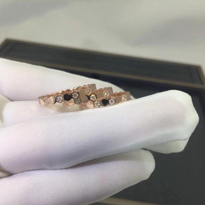 [Royal Jewelry]BEE LOVE RING PINK GOLD DIAMOND