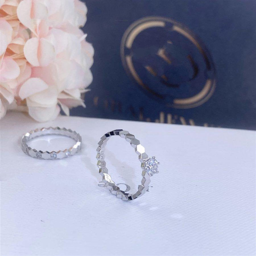 [Royal Jewelry]BEE LOVE RING SILVER 1 DIAMOND