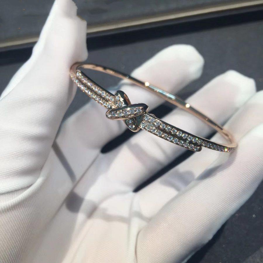 [Royal Jewelry]JEUX DE BRACELET DIAMONDS PINK GOLD