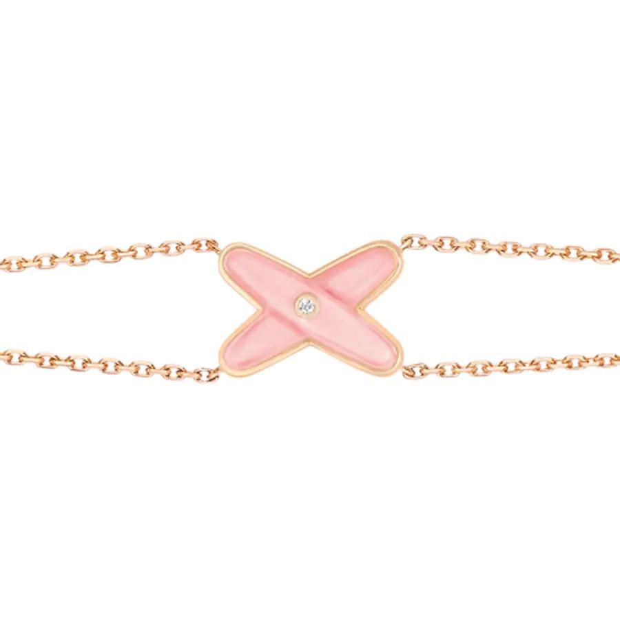 [Royal Jewelry]JEUX BRACELET PINK MOP PINK GOLD 1 DIAMOND