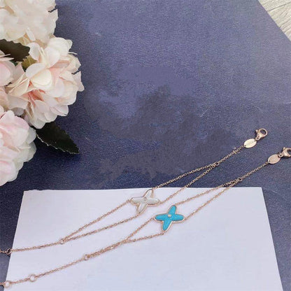 [Royal Jewelry]JEUX BRACELET TURQUOISE PINK GOLD 1 DIAMOND