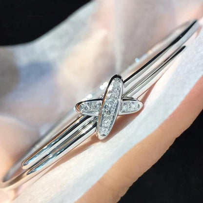 [Royal Jewelry]JEUX DE BRACELET SILVER DIAMONDS