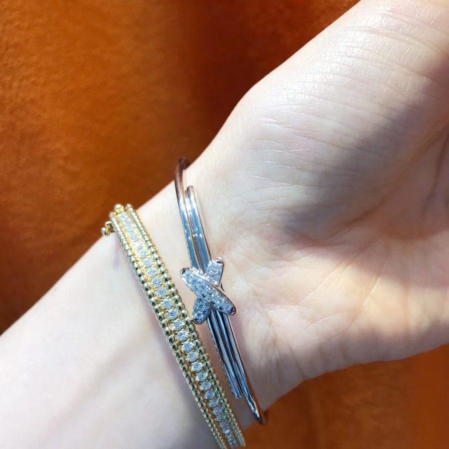 [Royal Jewelry]JEUX DE BRACELET SILVER DIAMONDS