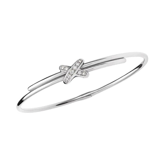 [Royal Jewelry]JEUX DE BRACELET SILVER DIAMONDS
