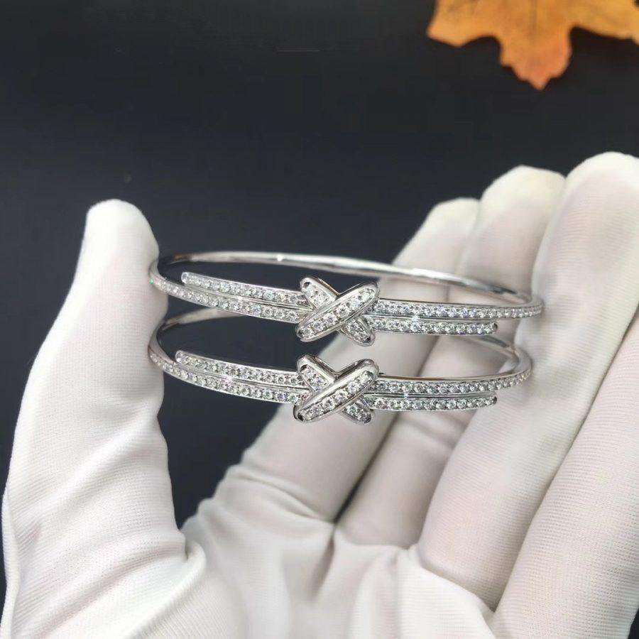 [Royal Jewelry]JEUX DE BRACELET DIAMONDS SILVER