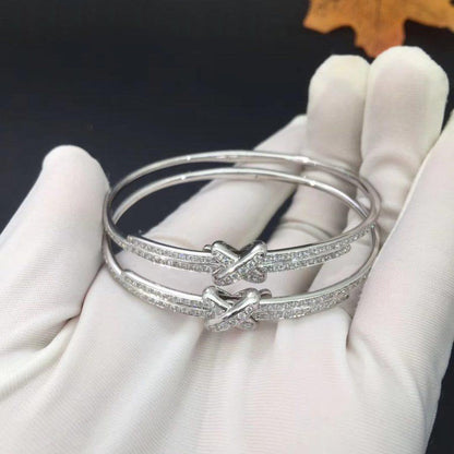 [Royal Jewelry]JEUX DE BRACELET DIAMONDS SILVER