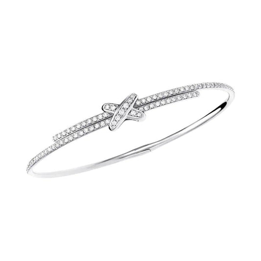 [Royal Jewelry]JEUX DE BRACELET DIAMONDS SILVER