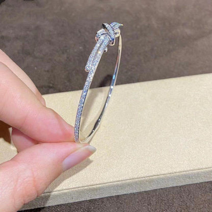 [Royal Jewelry]JEUX DE BRACELET DIAMONDS SILVER