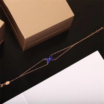 [Royal Jewelry]Hollow Design Four-Leaf Clover Flower Shape Ring