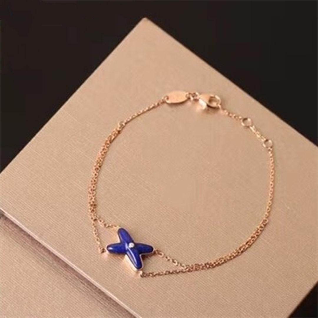 [Royal Jewelry]Hollow Design Four-Leaf Clover Flower Shape Ring