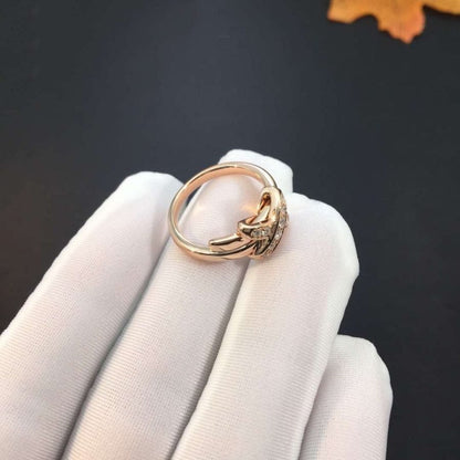 [Royal Jewelry]JEUX DE PINK GOLD DIAMOND RING