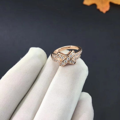 [Royal Jewelry]JEUX DE RING PINK GOLD DIAMOND