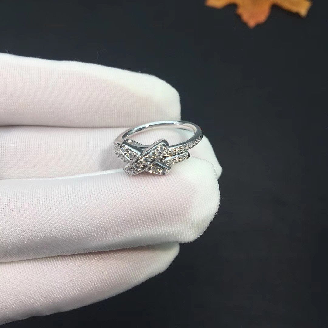 [Royal Jewelry]JEUX DE SILVER DIAMOND RING
