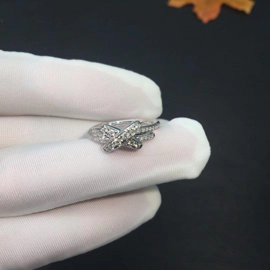 [Royal Jewelry]JEUX DE SILVER DIAMOND RING