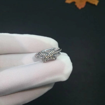 [Royal Jewelry]JEUX DE SILVER DIAMOND RING