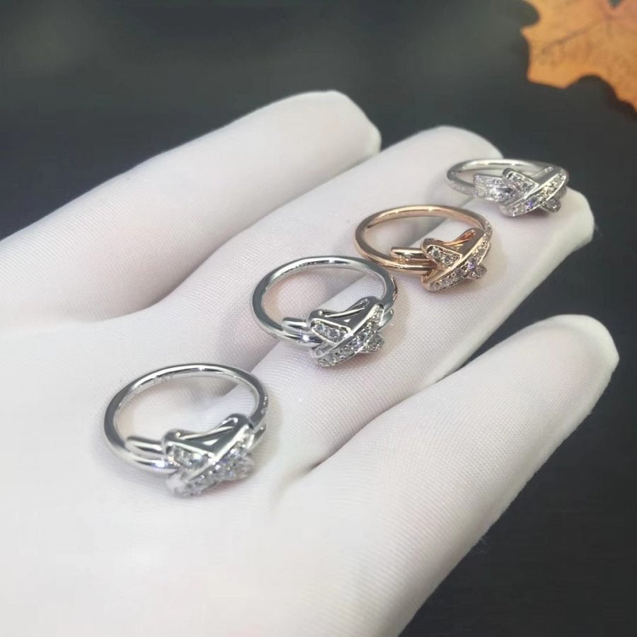 [Royal Jewelry]JEUX DE SILVER DIAMOND RING