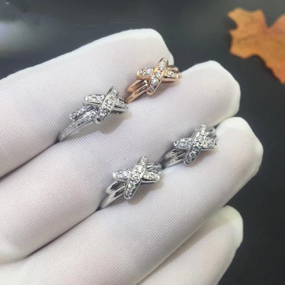 [Royal Jewelry]JEUX DE SILVER DIAMOND RING