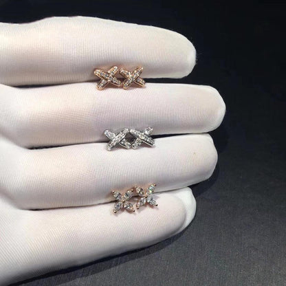 [Royal Jewelry]JEUX DE DIAMOND EARRINGS
