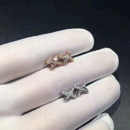[Royal Jewelry]JEUX DE DIAMOND EARRINGS