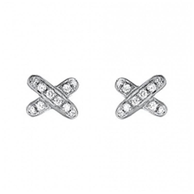 [Royal Jewelry]JEUX DE DIAMOND EARRINGS