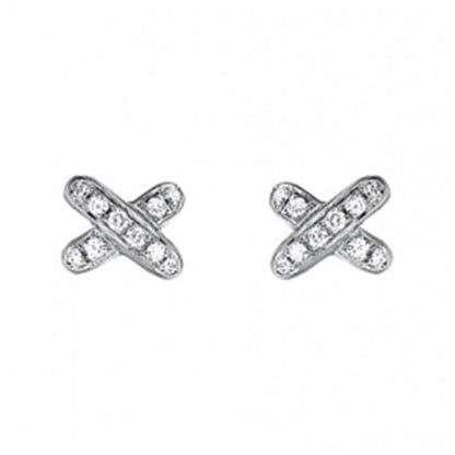 [Royal Jewelry]JEUX DE DIAMOND EARRINGS