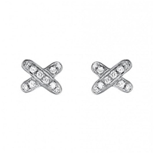 [Royal Jewelry]JEUX DE DIAMOND EARRINGS