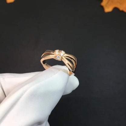 [Royal Jewelry]LIENS RING PINK GOLD DIAMOND