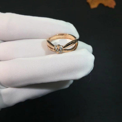 [Royal Jewelry]LIENS RING PINK GOLD DIAMOND
