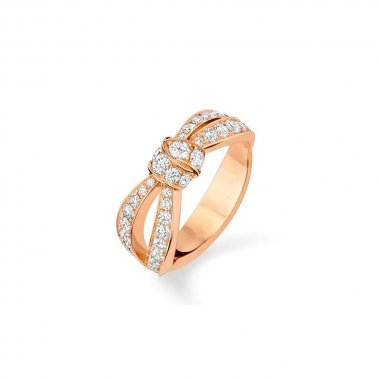 [Royal Jewelry]LIENS PINK GOLD DIAMOND RING