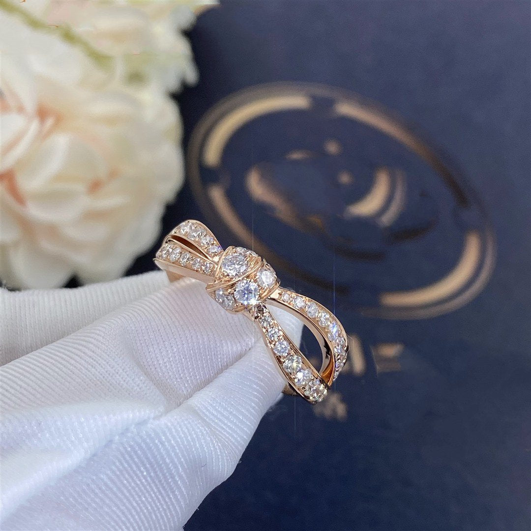 [Royal Jewelry]LIENS PINK GOLD DIAMOND RING