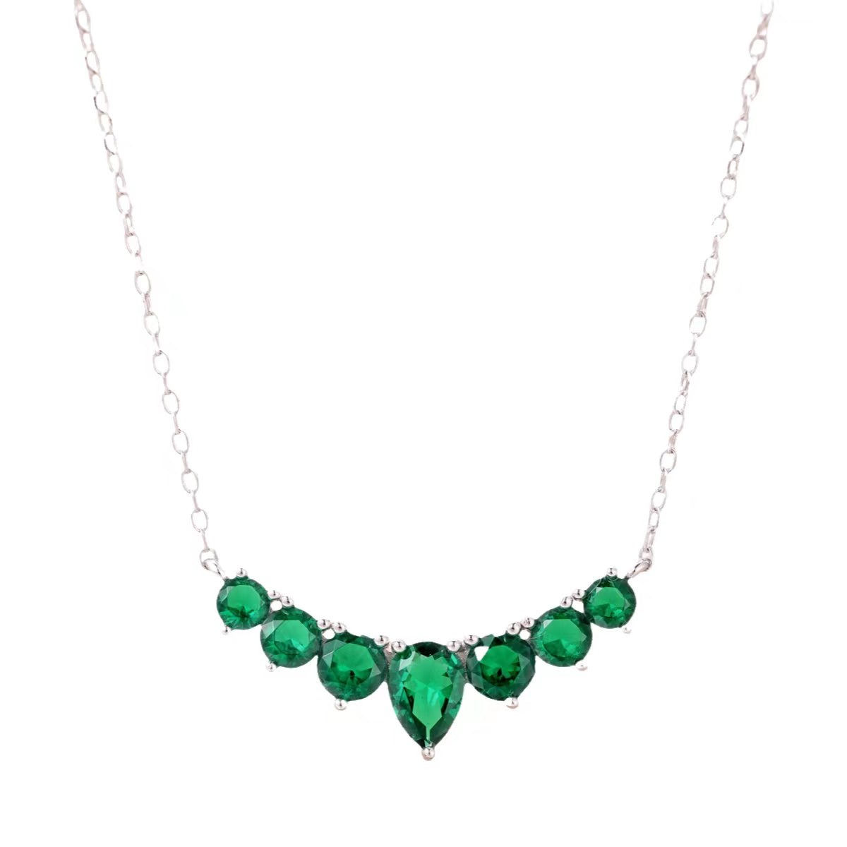 [Royal Jewelry]Dainty Colorful Heart Necklace