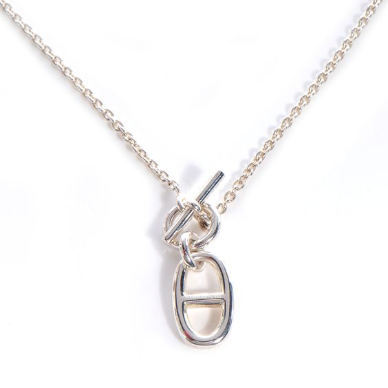 [Royal Jewelry]HM CHAINE D'ANCRE PENDANT NECKLACE STERLING SILVER