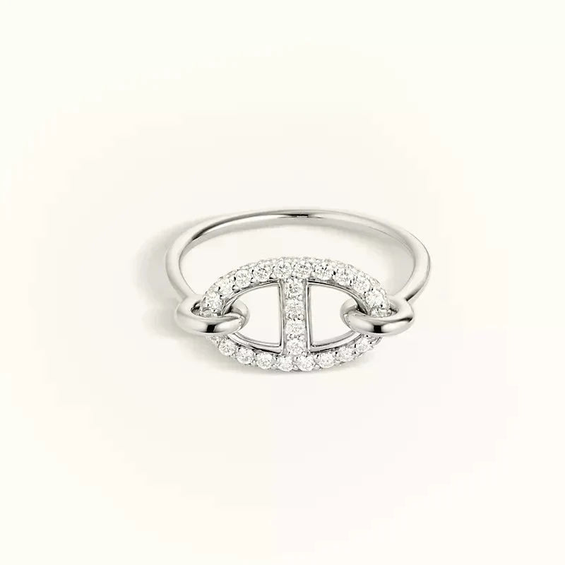 [Royal Jewelry]RONDE SMALL SILVER DIAMOND RING