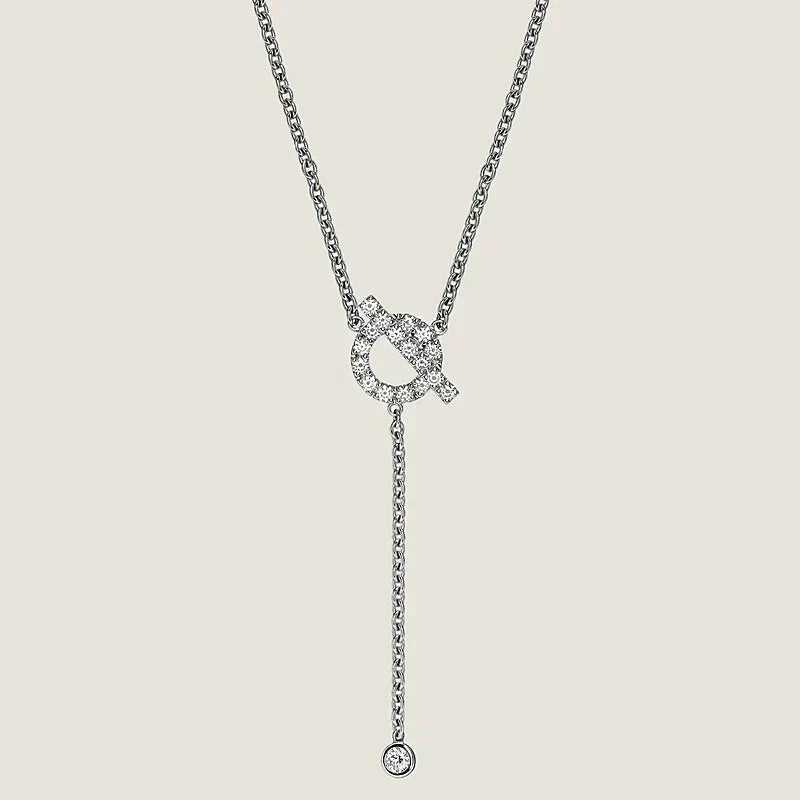 [Royal Jewelry]FINESSE SILVER DIAMOND NECKLACE