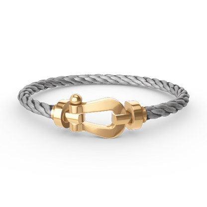 [Royal Jewelry]FORCE LARGE HORSESHOE NO DIAMOND BRACELET GOLD